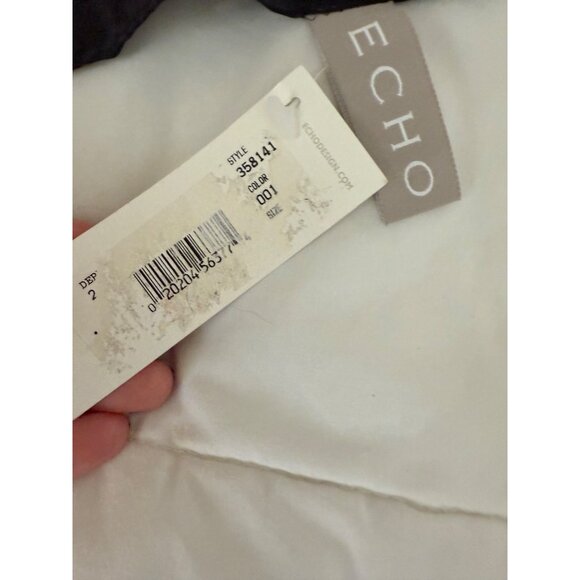 VTG Echo Silk Sheer Christmas Holiday Ornaments Scarf 11x52 Quiet Luxury NOS - Picture 10 of 12